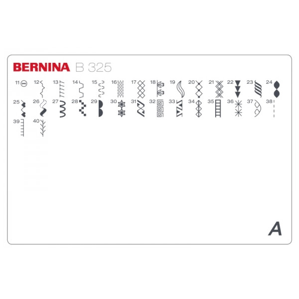 Scheda del punto BERNINA 325