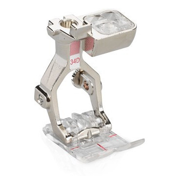 BERNINA Rücktransportfuss mit transparenter Sohle #34D